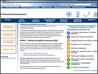 Massachusetts Department of Education screenshot